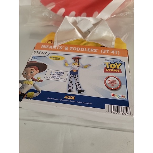 Jessie Disney Toddler Baby Child Costume Halloween Toy Story 3-4T New - Picture 9 of 13